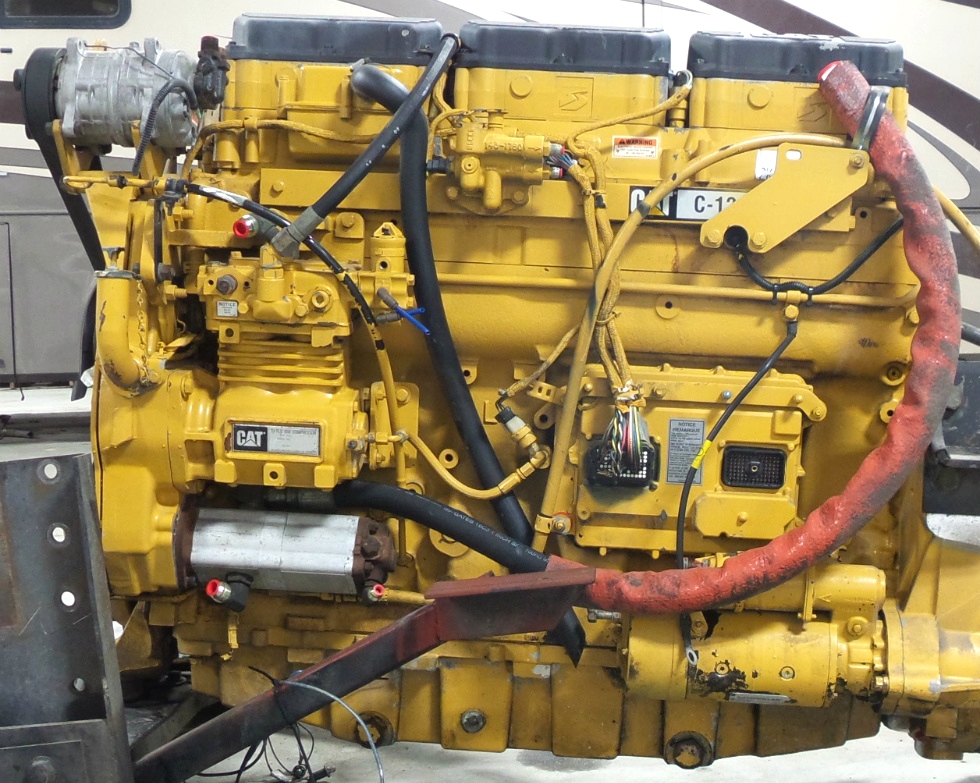 USED CATERPILLAR ENGINE | 2003 CAT C12 DIESEL 11.9L 505HP MOTOR FOR SALE